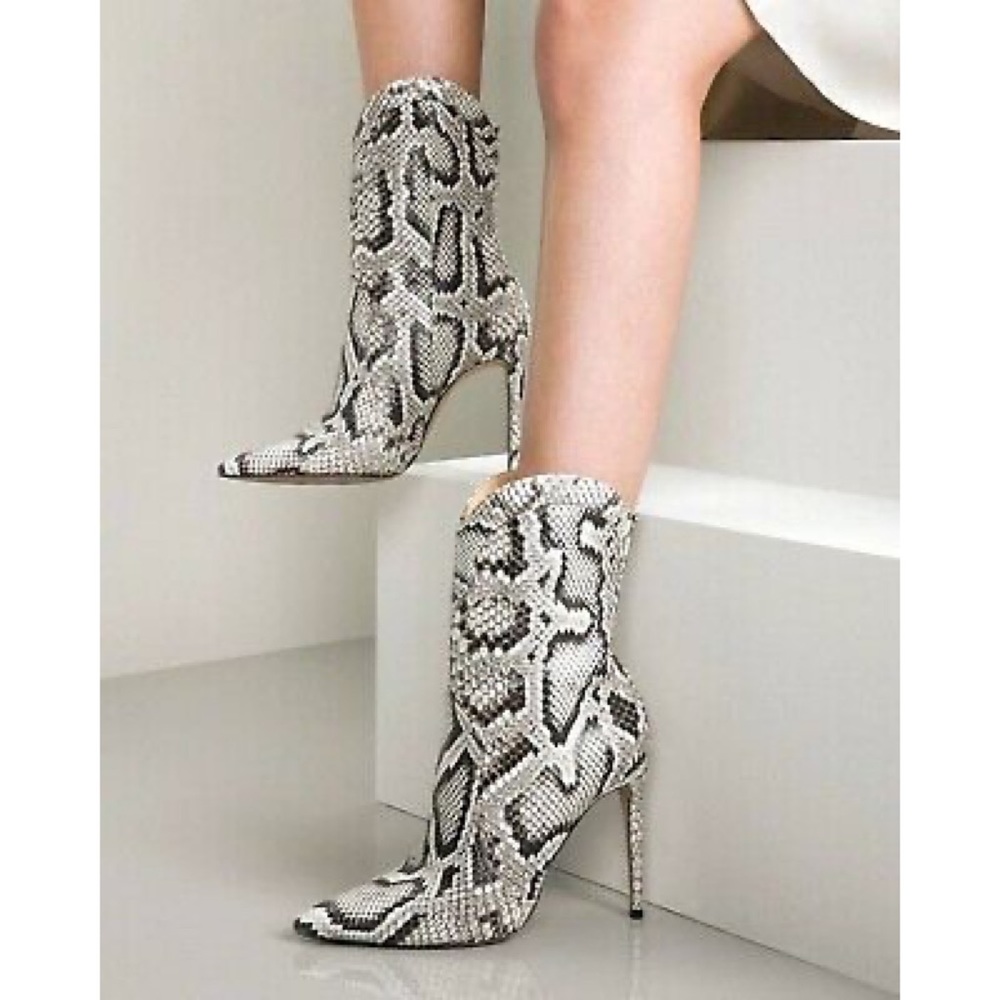 Alexandre Birman Esther 100 Exotic Python Boots